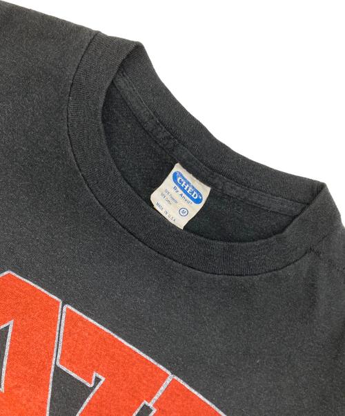 Ched by ANVIL（チェドバイアンビル）Ched by ANVIL (チェドバイアンビル) プリントTシャツ ブラック サイズ:Mの古着・服飾アイテム