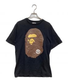 A BATHING APE（アベイシングエイプ）の古着「エイプヘッドプリントTシャツ」｜ブラック