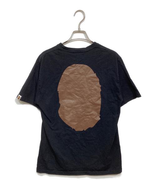 A BATHING APE（アベイシングエイプ）A BATHING APE (アベイシングエイプ) エイプヘッドプリントTシャツ ブラック サイズ:Mの古着・服飾アイテム