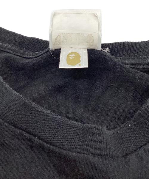A BATHING APE（アベイシングエイプ）A BATHING APE (アベイシングエイプ) エイプヘッドプリントTシャツ ブラック サイズ:Mの古着・服飾アイテム