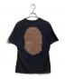 A BATHING APE (アベイシングエイプ) エイプヘッドプリントTシャツ ブラック サイズ:M：8000円