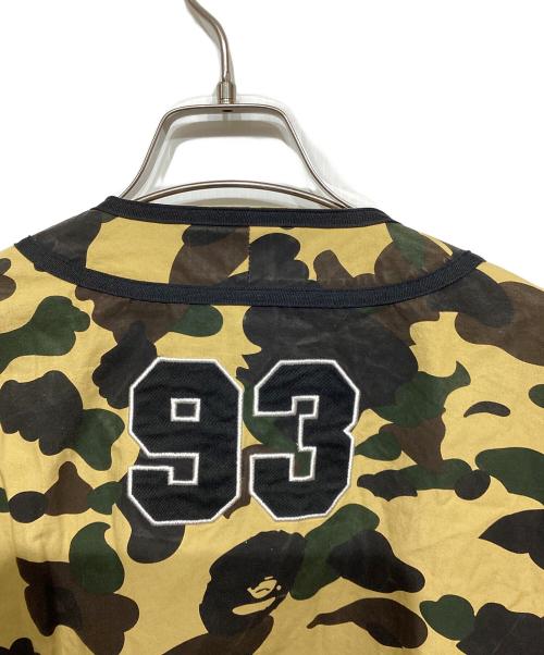 A BATHING APE（アベイシングエイプ）A BATHING APE (アベイシングエイプ) 1st Camo Baseball Shirt ベージュ サイズ:XLの古着・服飾アイテム