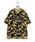 A BATHING APE（アベイシングエイプ）の古着「1st Camo Baseball Shirt」｜ベージュ
