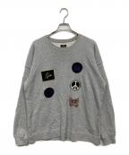Needlesニードルズ）の古着「5ICONS PATCH SWEAT」｜グレー