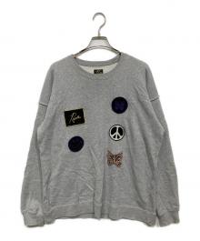 Needles（ニードルズ）の古着「5ICONS PATCH SWEAT」｜グレー