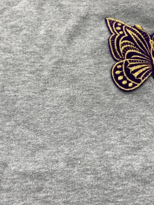 Needles（ニードルズ）Needles (ニードルズ) 5ICONS PATCH SWEAT グレー サイズ:Mの古着・服飾アイテム