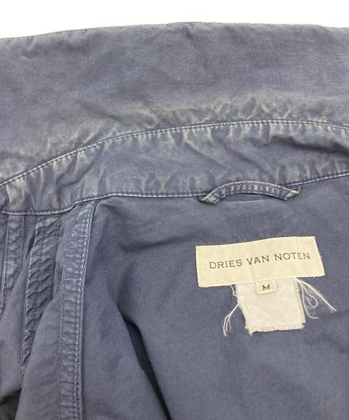 DRIES VAN NOTEN（ドリスヴァンノッテン）DRIES VAN NOTEN (ドリスヴァンノッテン) 比翼コート ネイビー サイズ:Mの古着・服飾アイテム