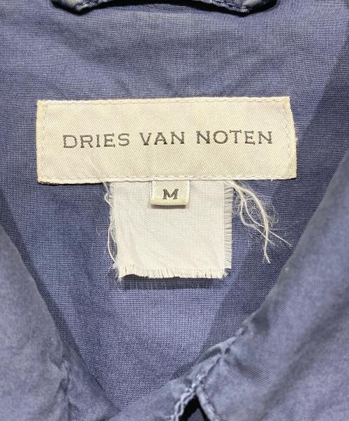DRIES VAN NOTEN（ドリスヴァンノッテン）DRIES VAN NOTEN (ドリスヴァンノッテン) 比翼コート ネイビー サイズ:Mの古着・服飾アイテム