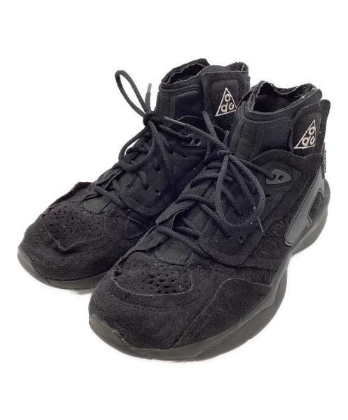 NIKE ACG（ナイキエーシージー）NIKE ACG (ナイキエーシージー) COMME des GARCONS HOMME PLUS (コムデギャルソンオムプリュス) Air Mowabb ブラック サイズ:26の古着・服飾アイテム