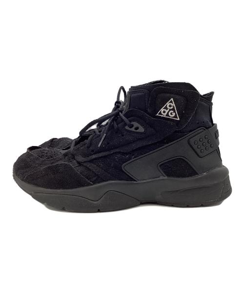 NIKE ACG（ナイキエーシージー）NIKE ACG (ナイキエーシージー) COMME des GARCONS HOMME PLUS (コムデギャルソンオムプリュス) Air Mowabb ブラック サイズ:26の古着・服飾アイテム