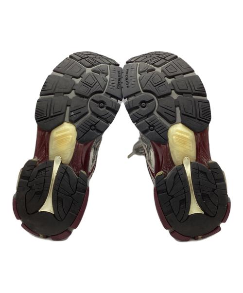 BALENCIAGA（バレンシアガ）BALENCIAGA (バレンシアガ) RUNNER（ランナー） ホワイト×ボルドー サイズ:27の古着・服飾アイテム