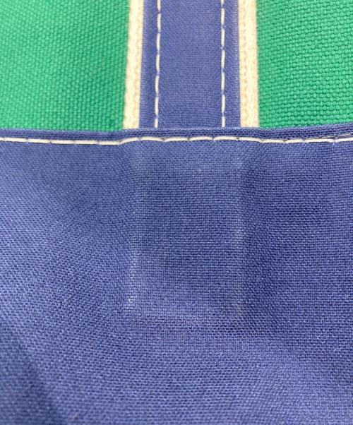 L.L.Bean（エルエルビーン）L.L.Bean (エルエルビーン) BEAMS (ビームス) BOAT AND TOTE（ボート アンド トート） グリーン×ネイビーの古着・服飾アイテム