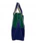 L.L.Bean (エルエルビーン) BEAMS (ビームス) BOAT AND TOTE（ボート アンド トート） グリーン×ネイビー：11000円