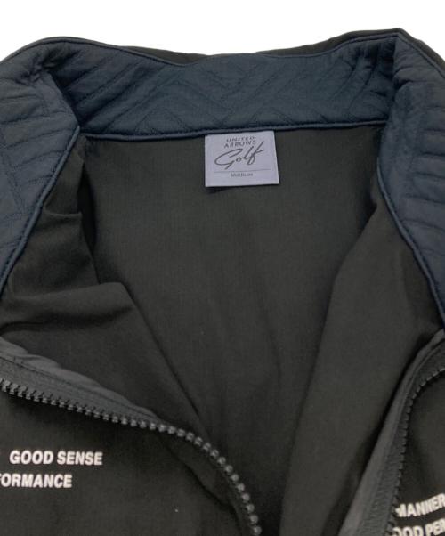 UNITED ARROWS GOLF（ユナイテッドアローズゴルフ）UNITED ARROWS GOLF (ユナイテッドアローズゴルフ) ジップアップジャケット 6025-699-0039 ブラック サイズ:Mの古着・服飾アイテム