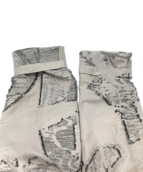 芽風（メフウ）芽風 (メフウ) コラージュジャガード ジャケット 14225060 ホワイト サイズ:38の古着・服飾アイテム