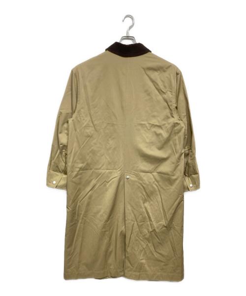 anuke（アンヌーク）anuke (アンヌーク) ツイルステンカラーコート ベージュ サイズ:36の古着・服飾アイテム