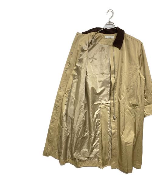 anuke（アンヌーク）anuke (アンヌーク) ツイルステンカラーコート ベージュ サイズ:36の古着・服飾アイテム