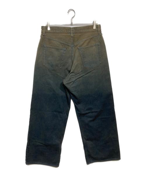 UNFOLLOW（アンフォロー）UNFOLLOW (アンフォロー) indigo layer dye wardrobe jeans　25030684001230 インディゴ×ブラウン サイズ:3の古着・服飾アイテム