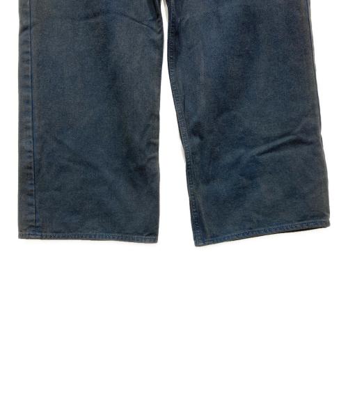 UNFOLLOW（アンフォロー）UNFOLLOW (アンフォロー) indigo layer dye wardrobe jeans　25030684001230 インディゴ×ブラウン サイズ:3の古着・服飾アイテム