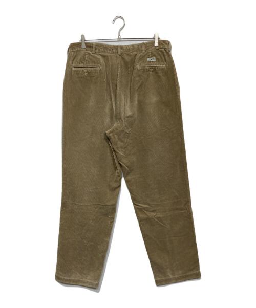 POLO RALPH LAUREN（ポロ・ラルフローレン）POLO RALPH LAUREN (ポロ・ラルフローレン) 1タックコーデュロイパンツ ベージュ サイズ:34の古着・服飾アイテム