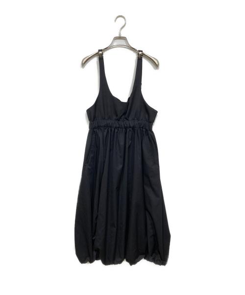 noir kei ninomiya（ノワール ケイ ニノミヤ）noir kei ninomiya (ノワール ケイ ニノミヤ) バルーンツ吊りジャンパースカート ブラック サイズ:ＸＳの古着・服飾アイテム
