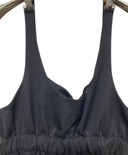 noir kei ninomiya（ノワール ケイ ニノミヤ）noir kei ninomiya (ノワール ケイ ニノミヤ) バルーンツ吊りジャンパースカート ブラック サイズ:ＸＳの古着・服飾アイテム