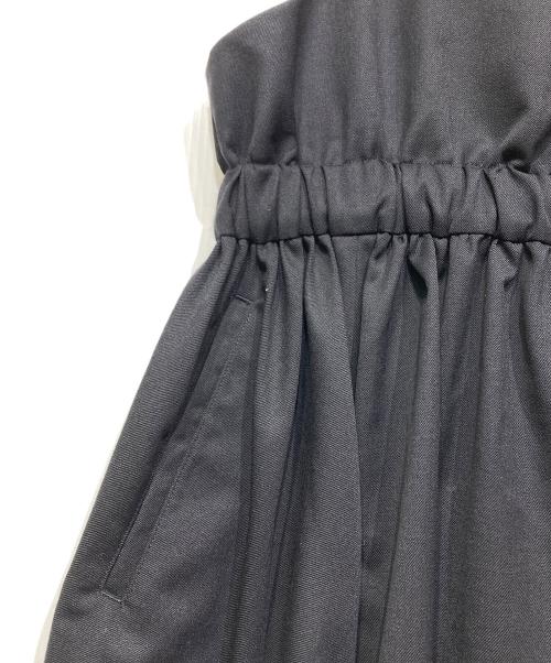noir kei ninomiya（ノワール ケイ ニノミヤ）noir kei ninomiya (ノワール ケイ ニノミヤ) バルーンツ吊りジャンパースカート ブラック サイズ:ＸＳの古着・服飾アイテム