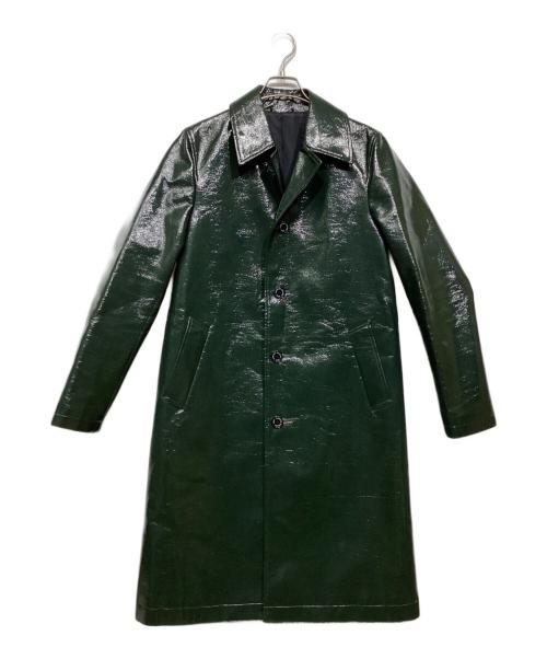 JOHN LAWRENCE SULLIVAN（ジョン ローレンス サリバン）JOHN LAWRENCE SULLIVAN (ジョン ローレンス サリバン) PVC COAT グリーン サイズ:46の古着・服飾アイテム