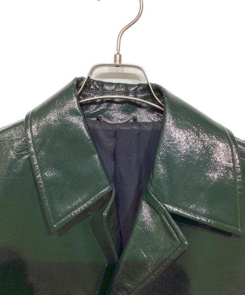 JOHN LAWRENCE SULLIVAN（ジョン ローレンス サリバン）JOHN LAWRENCE SULLIVAN (ジョン ローレンス サリバン) PVC COAT グリーン サイズ:46の古着・服飾アイテム