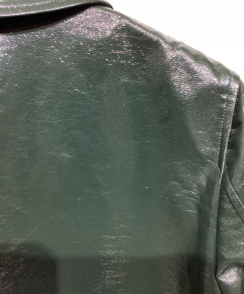 JOHN LAWRENCE SULLIVAN（ジョン ローレンス サリバン）JOHN LAWRENCE SULLIVAN (ジョン ローレンス サリバン) PVC COAT グリーン サイズ:46の古着・服飾アイテム