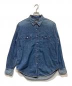 MINEDENIMマインデニム）の古着「Denim Loose Western SH」｜インディゴ