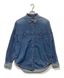 MINEDENIM（マインデニム）の古着「Denim Loose Western SH」｜インディゴ