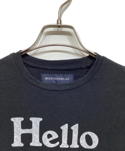 MADISON BLUE（マディソンブルー）MADISON BLUE (マディソンブルー) HELLO NOSLEEVE TEE ブラック サイズ:XSの古着・服飾アイテム