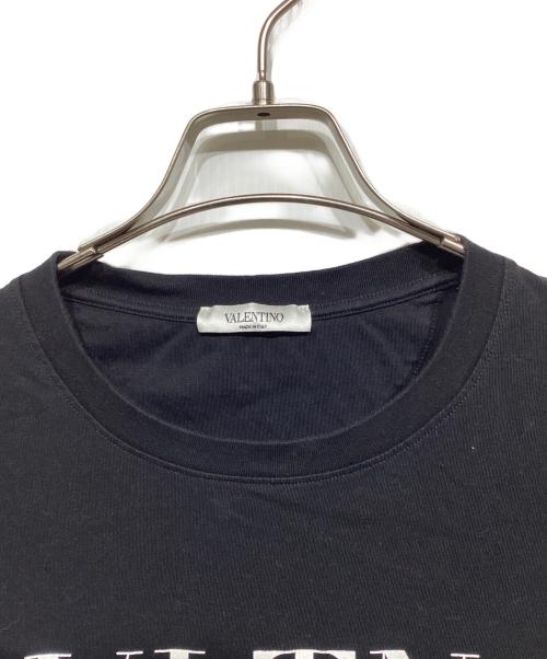 VALENTINO（ヴァレンティノ）VALENTINO (ヴァレンティノ) VLTNロゴTシャツ ブラック サイズ:Mの古着・服飾アイテム