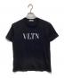 VALENTINO（ヴァレンティノ）の古着「VLTNロゴTシャツ」｜ブラック