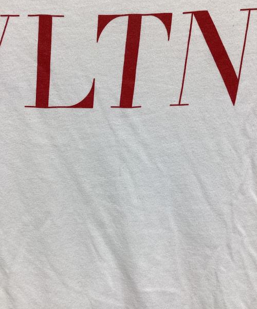 VALENTINO（ヴァレンティノ）VALENTINO (ヴァレンティノ) VLTNロゴTシャツ ホワイト サイズ:Mの古着・服飾アイテム