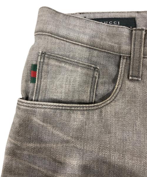 GUCCI（グッチ）GUCCI (グッチ) デニムパンツ グレー サイズ:46の古着・服飾アイテム