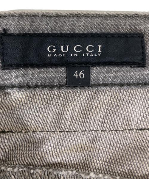 GUCCI（グッチ）GUCCI (グッチ) デニムパンツ グレー サイズ:46の古着・服飾アイテム