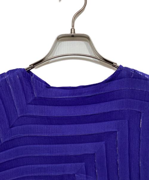 me ISSEY MIYAKE（ミーイッセイ ミヤケ）me ISSEY MIYAKE (ミーイッセイ ミヤケ) チュニックブラウス ブルー サイズ:Freeの古着・服飾アイテム