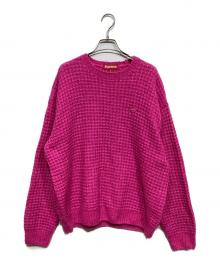 SUPREME（シュプリーム）の古着「Small Box Waffle Sweater」｜ピンク