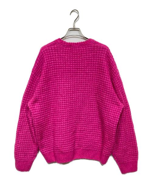 SUPREME（シュプリーム）SUPREME (シュプリーム) Small Box Waffle Sweater ピンク サイズ:XLの古着・服飾アイテム