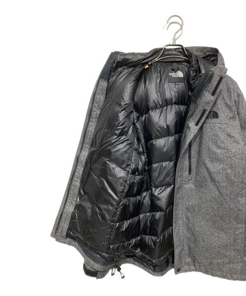 THE NORTH FACE（ザ ノース フェイス）THE NORTH FACE (ザ ノース フェイス) NOVELTY ZEUS TRICLIMATE JACKET グレー×ブラック サイズ:Lの古着・服飾アイテム