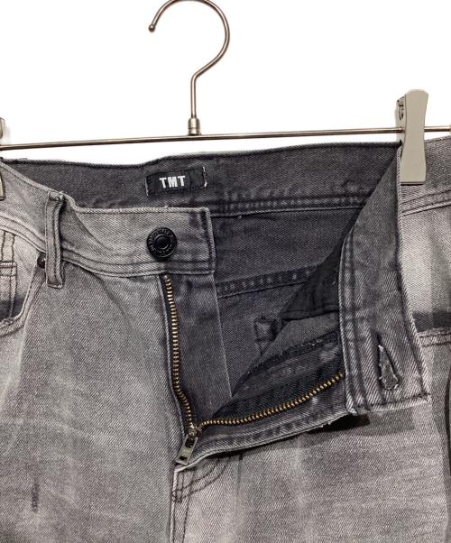 TMT（ティーエムティー）TMT (ティーエムティー) 12oz SOFT BLACK DENIM 5P STRAIGHT グレー サイズ:XLの古着・服飾アイテム