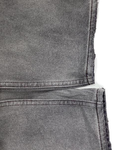 TMT（ティーエムティー）TMT (ティーエムティー) 12oz SOFT BLACK DENIM 5P STRAIGHT グレー サイズ:XLの古着・服飾アイテム