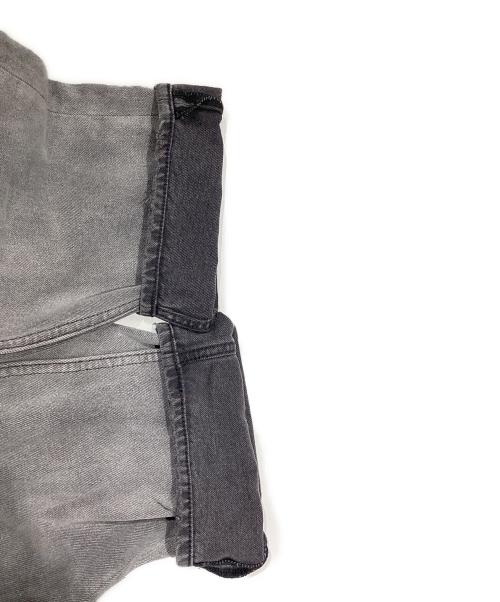 TMT（ティーエムティー）TMT (ティーエムティー) 12oz SOFT BLACK DENIM 5P STRAIGHT グレー サイズ:XLの古着・服飾アイテム