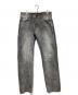 TMT（ティーエムティー）の古着「12oz SOFT BLACK DENIM 5P STRAIGHT」｜グレー