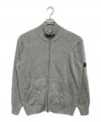 C.P COMPANYシーピーカンパニー）の古着「LAMBSWOOL GRS FULL ZIP SWEATER」｜グレー