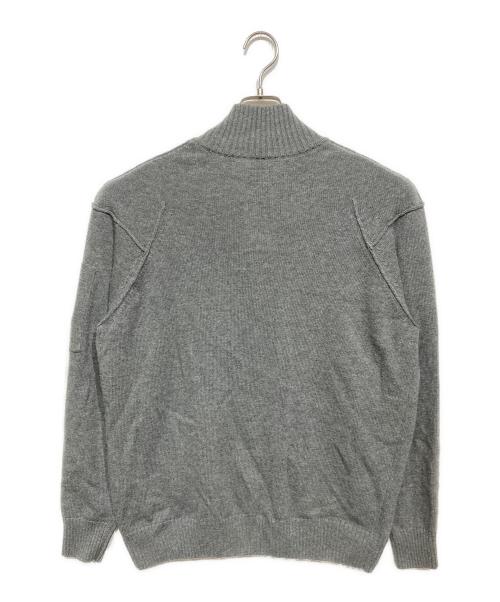 C.P COMPANY（シーピーカンパニー）C.P COMPANY (シーピーカンパニー) LAMBSWOOL GRS FULL ZIP SWEATER グレー サイズ:Lの古着・服飾アイテム