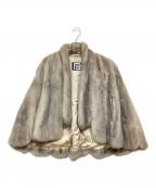 SAGA MINKサガミンク）の古着「ファーポンチョ」｜グレー