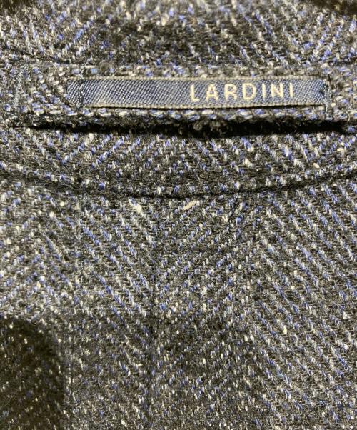 LARDINI（ラルディーニ）LARDINI (ラルディーニ) シルク混テーラードジャケット ネイビー サイズ:48の古着・服飾アイテム